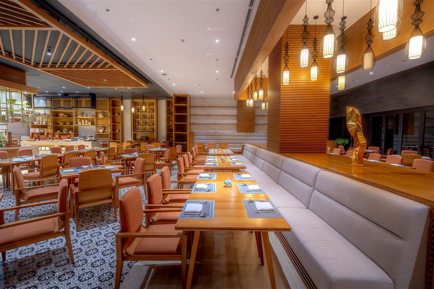 Inside The Shah's restaurant