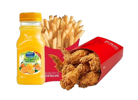Wings and Fries Meal